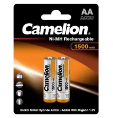 Акумулятор Camelion AA 1500mAh Ni-MH * 2 R6-2BL (NH-AA1500BP2)