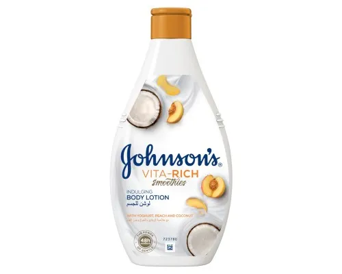 Лосьон для тела Johnsons Расслабляющий с йогуртом, кокосом и экстрактом персика 400 мл (3574661385181)
