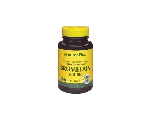 Трави Natures Plus Бромелайн 500 мг, 60 таблеток (NTP4408)