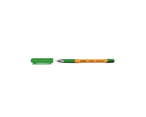 Ручка шариковая Stanger 0,7 мм, с грипом, зеленая Fine point (18000300058)