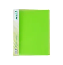 Папка-швидкозшивач Axent A4 700 мкм Прозора зелена (1304-26-A)