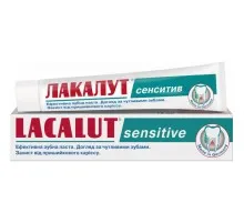 Зубна паста Lacalut sensitive 75 мл (4016369696323)
