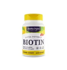 Витамин Healthy Origins Биотин (В7) 10000мкг, 60 гелевых капсул (HO25112)