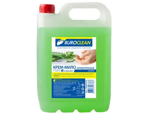 Жидкое мыло Buroclean EuroStandart антибактериальное Алоэ Вера 5 л (4823078977366)