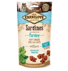 Ласощі для котів Carnilove Semi Moist із сардиною і петрушкою 50 г (8595602527236)