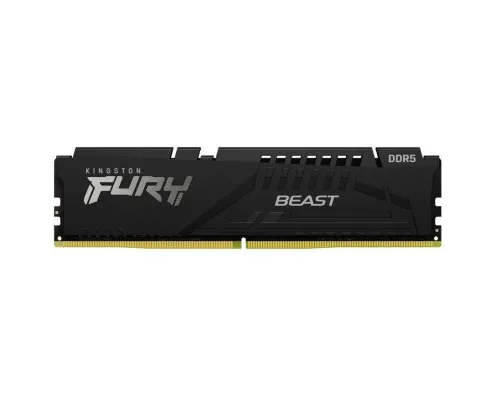 Модуль памяти для компьютера DDR5 32GB 4800 MHz Beast Black Kingston Fury (ex.HyperX) (KF548C38BB-32)