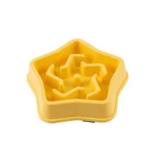Посуда для собак WahoPet slow feeder миска-лабиринт (желтая) (2700000021149)