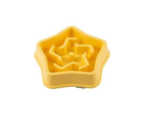 Посуд для собак WahoPet slow feeder миска-лабіринт (жовта) (2700000021149)