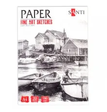 Бумага для рисования Santi набор Fine art sketches, А4 20 листов, 190г/м2 (741956)