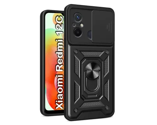 Чохол до мобільного телефона BeCover Military Xiaomi Redmi 12C Black (709165)