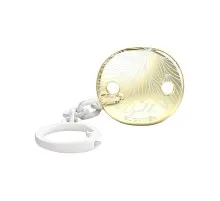Кліпса для пустушок Suavinex Gold Edition біла (307866)