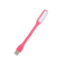 Лампа USB Optima LED, гнучка, рожевий (UL-001-PI)