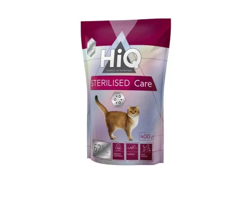 Сухий корм для кішок HiQ Sterilised care 400 г (HIQ46391)