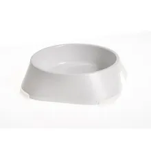 Посуда для собак Fiboo Миска без антискользящих накладок L белая (FIB0163)