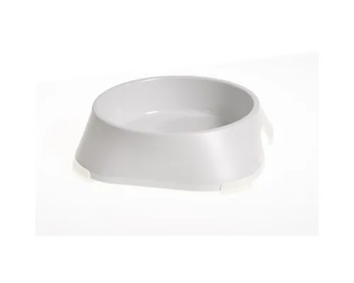 Посуд для собак Fiboo Миска без антиковзких накладок L біла (FIB0163)