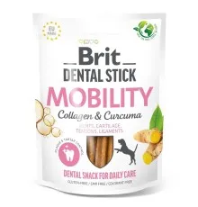 Ласощі для собак Brit Dental Stick Mobility колаген та куркума 251 г (8595602564361)