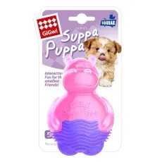 Игрушка для собак GiGwi Suppa Puppa Бегемотик с пищалкой 9 см розовый (75006)