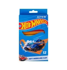 Пластилин Kite Hot Wheels восковой, 12 цветов, 200 г (HW23-086)