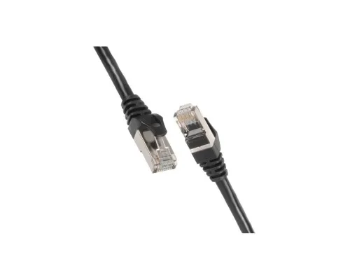 Патч-корд 1м S/FTP Cat 6 CU PVC 26AWG 7/0.16 black 2E (2E-PC6SFTPCOP-100BK)