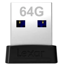 USB флеш накопичувач Lexar 64GB S47 USB 2.0 (LJDS47-64GABBK)