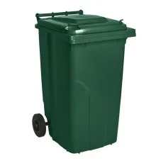 Контейнер для сміття Алеана Євро Зелений 120 л (алн 169097/зелений)
