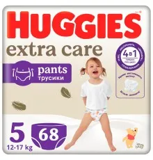 Подгузники Huggies Extra Care Размер 5 (12-17кг) Pants Box 68 шт (5029053582412)
