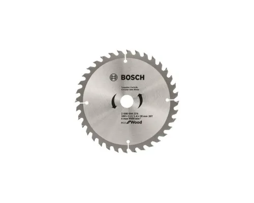 Круг відрізний Bosch Eco for Wood 160x2.2x20-36T (2.608.644.374)