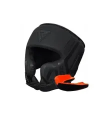 Боксерський шолом RDX T15 Noir Cheek Protector Matte Black XL (HGR-T15MB-XL)