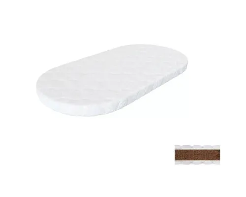 Матрац для дитячого ліжечка Ingvart Smart Bed Oval кокос, 60х120 см (2100085000006)