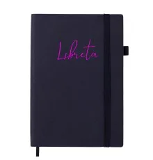 Книга записна Buromax LIBRETA А5 96 аркушів лінія чорний (BM.295217-01)