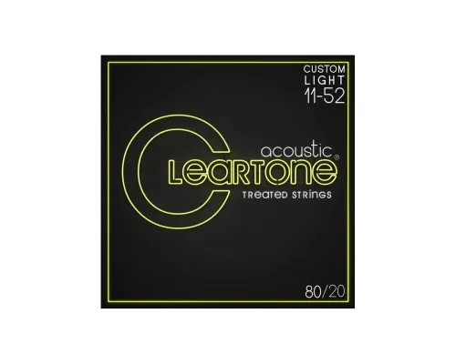 Струни для гітари Cleartone Acoustic 80/20 Bronze Ultra Light (11-52) (7611)
