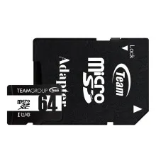 Карта пам'яті Team 64Gb microSDHC class 10 (TUSDX64GCL10U03)