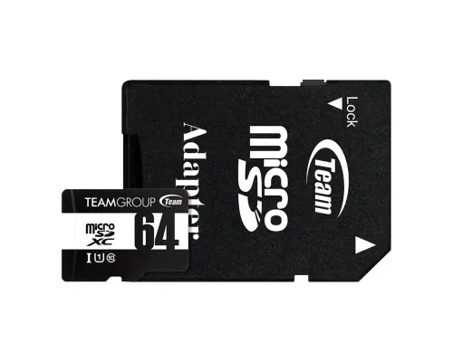 Карта памяти Team 64Gb microSDHC class 10 (TUSDX64GCL10U03)