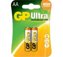Батарейка Gp AA LR6 Ultra Alcaline * 2 (15AU-U2 / 4891199027581)