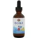Вітамін KAL Вітамін D3 + K2, Vitamin D3 K2 Drop, цитрусовий смак, 59 мл. (CAL-41369)