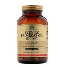Трави Solgar Масло Примули Вечірньої 500 мг, Evening Primrose Oil, 180 же (SOL-01043)