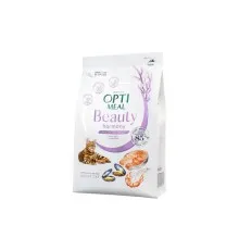 Сухий корм для кішок Optimeal Beauty Harmony беззерновий на основі морепродуктів 1.5 кг (4820215366908)