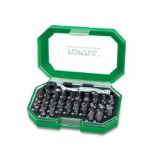 Набір біт Toptul з тріскачкою 1/4" 35од. (GACW3503)