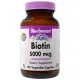 Вітамін Bluebonnet Nutrition Біотин (B7) 5000 мкг, Biotin, 120 вегетаріанських капсул (BLB0448)