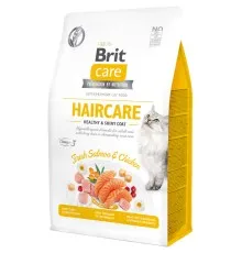 Сухой корм для кошек Brit Care Cat GF Haircare Healthy and Shiny Coat 400 г (8595602540891)