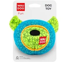 Іграшка для собак WAUDOG Fun Ведмедик 12х11 см блакитна (62052)