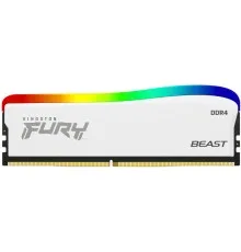 Модуль пам'яті для комп'ютера DDR4 8GB 3600 MHz Beast White RGB SE Kingston Fury (ex.HyperX) (KF436C17BWA/8)