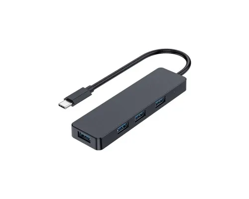 Концентратор Gembird USB-C UHB-U3P4-01 4 ports USB 3.1 (UHB-CM-U3P4-01)