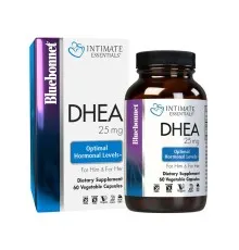 Вітамінно-мінеральний комплекс Bluebonnet Nutrition Дегідроепіандростерон, 25 мг, Intimate Essenitals, DHEA, 60 вегетарі (BLB4016)