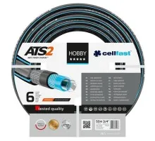 Шланг для поливу Cellfast HOBBY ATS, 3/4', 50м, 6 шарів, до 30 Бар, -20…+60°C (16-221)