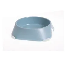 Посуда для собак Fiboo Миска без антискользящих накладок L голубая (FIB0155)
