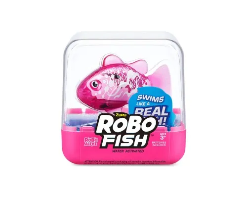 Інтерактивна іграшка Pets & Robo Alive S3 - Роборибка (рожева) (7191-6)