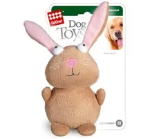 Іграшка для собак GiGwi Plush Кролик з пищалкою 16 см (75053)