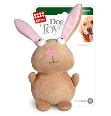 Іграшка для собак GiGwi Plush Кролик з пищалкою 16 см (75053)