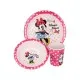 Набір дитячого посуду Stor Disney - Minnie Mouse, Bamboo Premium Set (Stor-01285)